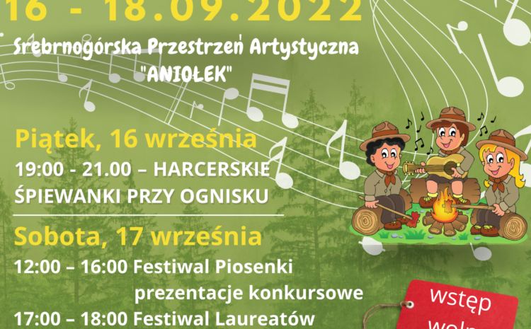  Srebrnogórski Festiwal Piosenki Harcerskiej “Lilijka” już za tydzień!